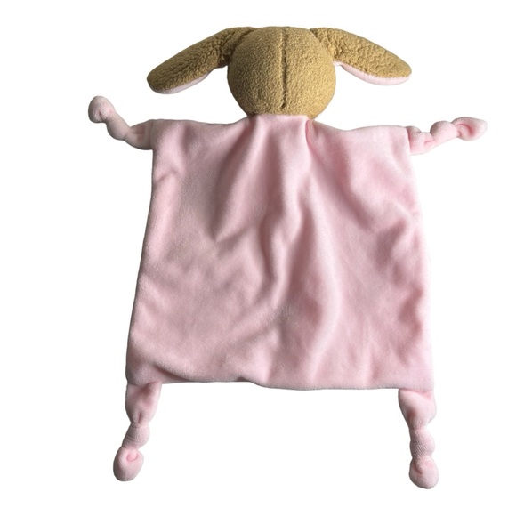 Happy Go Lovely Security Blanket “My 1st Easter” Rabbit Bunny Pink Plush Rattle - Picture 6 of 11